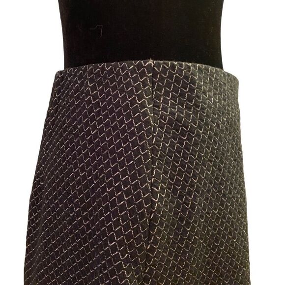 Ann Taylor Loft Diamond Pull On Black Skirt Size Small - Picture 7 of 12